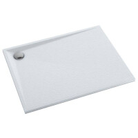 Schedpol Libra White Stone Brodzik prostokątny 80x100 cm biały 3SP.L1P-80100/B/ST
