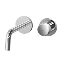 Paffoni Jo Bateria umywalkowa ścienna 17,8 cm bez korka chrom JO006CR