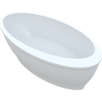 Vayer Boomerang Wanna wolnostojąca 194x100 cm z panelem karbowanym 194.100.045.4-4.0.3.0 PK