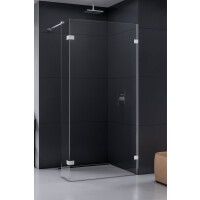 New Trendy Eventa Ścianka prysznicowa Walk-in 140x200 cm profile chrom szkło przezroczyste Active Shield EXK-0225