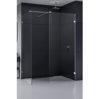 New Trendy Eventa Kabina prysznicowa Walk-in 150x80x200 cm profile chrom szkło przezroczyste Active Shield EXK-0232