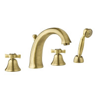 Vedo Victorian Bateria wannowa 4-otworowa brąz antyczny 2228VBR