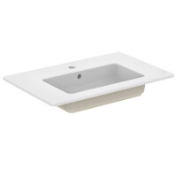 Ideal Standard Tempo Umywalka wisząca 71x45 cm z otworem na baterię z przelewem biała E053501