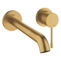 Grohe Essence Bateria umywalkowa ścienna 23 cm brushed cool sunrise 19967GN1