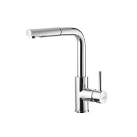 Alveus Siros-P Bateria kuchenna z wyciąganą wylewką chrom 1129047