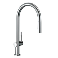 Hansgrohe Talis M54 Bateria kuchenna wysoka podokienna z wyciąganą wylewką chrom 72801000