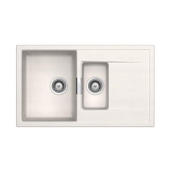 Schock Mono D-150 Zlewozmywak granitowy 1,5-komorowy 86x51 cm Cristadur polaris MOND150POL