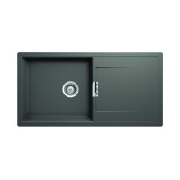Schock Mono D-100L Zlewozmywak granitowy jednokomorowy 100x51 cm Cristadur silverstone MOND100LSIL