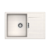 Schock Mono D-100 Zlewozmywak granitowy jednokomorowy 76,5x51 cm Cristadur polaris MOND100POL