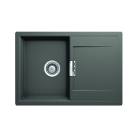 Schock Mono D-100S Zlewozmywak granitowy jednokomorowy 74x51 cm Cristadur silverstone MOND100SSIL