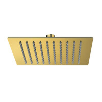 Valvex Carre Gold Deszczownica 25x25 cm złota 2455590