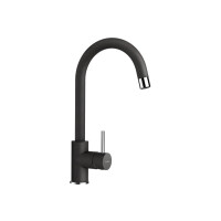 Schock Plutos 589120 Bateria kuchenna stojąca z wyciąganą wylewką Cristalite + czarna onyx B589120ONY
