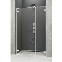 Radaway Arta DWS Drzwi wahadłowe wnękowe 140x200 cm prawe 386828-03-01R+386095-03-01R