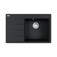 Franke Centro CNG 611-78 TL Fragranit+ Zlewozmywak granitowy jednokomorowy 78x50 cm lewy onyx 114.0633.143