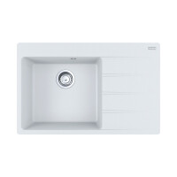 Franke Centro CNG 611-78 TL Fragranit+ Zlewozmywak granitowy jednokomorowy 78x50 cm prawy biały polarny 114.0633.144