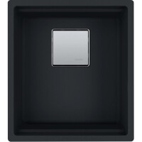 Franke Kanon KNG 110-37 Fragranit+ Zlewozmywak granitowy jednokomorowy 46x41 cm czarny mat 125.0633.001