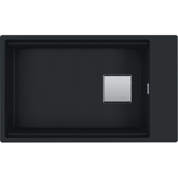Franke Kanon KNG 110-62 Fragranit+ Zlewozmywak granitowy jednokomorowy 76x46 cm czarny mat 125.0633.003