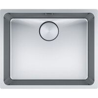 Franke Mythos MYX 110-50 Zlewozmywak stalowy jednokomorowy 54x44 cm stal szczotkowana 122.0624.556