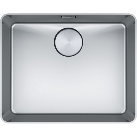 Franke Mythos MYX 210-50 Zlewozmywak stalowy jednokomorowy 51,2x41,2 cm stal szczotkowana 127.0624.561