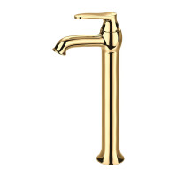 Omnires Art Deco Bateria umywalkowa wysoka złota AD51121GL/AD5112GL