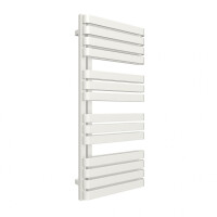 Terma Warp S Grzejnik elektryczny 111x50 cm podłączenie E8 element grzejny TS1 biały RAL 9016 WLWAS111050K916E8TS1D