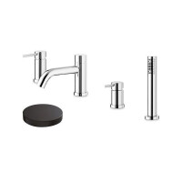 Vema Maira Bateria nawannowa 4 otworowa czarny mat V27150/CZAR