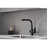 Blue Water Tivoli Bateria kuchenna czarny mat 5901730615968