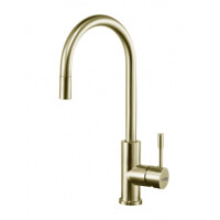 Blue Water Lima Inox bateria kuchenna z wyciąganą wylewką złoto szampańskie 5901730616811