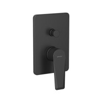Valvex Esto Black Bateria wannowo-prysznicowa podtynkowa czarny mat 2414350