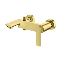 Kohlman Experience Brushed Gold Bateria wannowa natynkowa złoty szczotkowany QW110EGDB