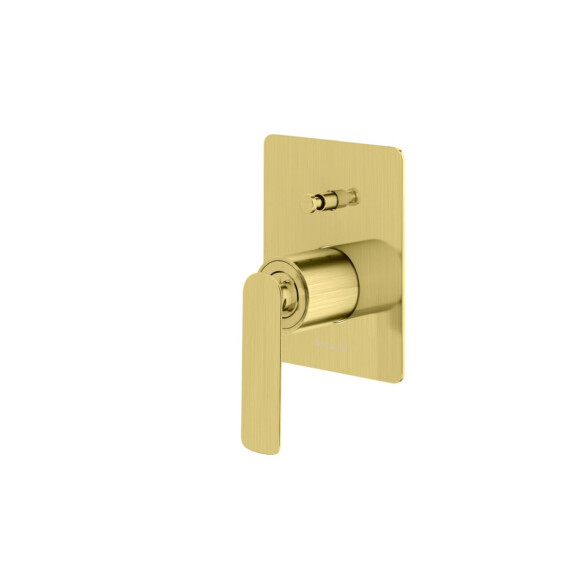 Kohlman Experience Brushed Gold Bateria wannowo-prysznicowa podtynkowa złoty szczotkowany QW210EGDB