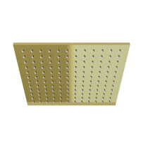 Kohlman Experience Brushed Gold Deszczownica 25x25 cm złoty szczotkowany Q25EGDB