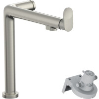 Hansgrohe Aqittura M91 Bateria kuchenna z filtrem stal szlachetna szczotkowana 76804800