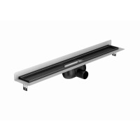 Aco ShowerDrain C Black Odpływ liniowy przyścienny 118,5 cm czarny 9010.91.20
