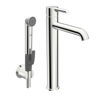 Oras Optima Style Bateria umywalkowa wysoka z rączką Bidetta chrom 2602FH