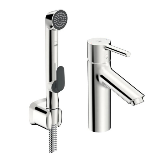 Oras Optima XL Bateria umywalkowa z rączką Bidetta chrom 2606AF