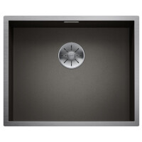 Blanco Zerox 500-U Dark Steel Zlewozmywak stalowy jednokomorowy 54x44 cm 526243