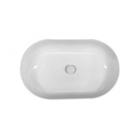 Kerasan F10 Umywalka nablatowa 70x44 cm biała 460601TK