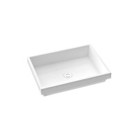 Marmorin Teo 60 In Umywalka wpuszczana w blat 60x45 cm biały połysk PU083010600