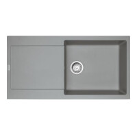 Franke Maris MRG 611-97 Zlewozmywak granitowy jednokomorowy 97x50 cm kamienny szary 114.0675.975