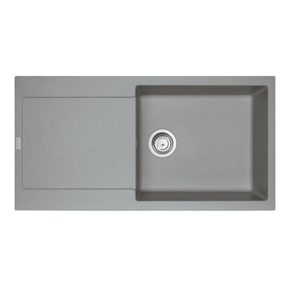 Franke Maris MRG 611-97 Zlewozmywak granitowy jednokomorowy 97x50 cm kamienny szary 114.0675.975
