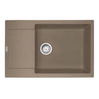 Franke Maris MRG 611-78 Zlewozmywak granitowy jednokomorowy 78x50 cm cappuccino 114.0675.981