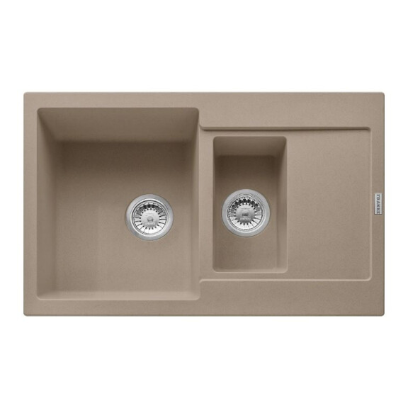 Franke Maris MRG 651-78 Zlewozmywak granitowy półtorakomorowy 78x50 cm cappuccino 114.0675.987