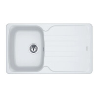 Franke Antea AZG 611-86 Zlewozmywak granitowy jednokomorowy 86x50 cm biały polarny 114.0676.245