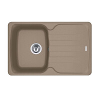 Franke Antea AZG 611-78 Zlewozmywak granitowy jednokomorowy 78x50 cm cappuccino 114.0676.250