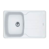 Franke Antea AZG 611-78 Zlewozmywak granitowy jednokomorowy 78x50 cm biały polarny 114.0676.251