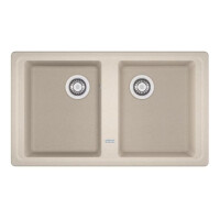Franke Basis BFG 620-34-34 Zlewozmywak granitowy dwukomorowy 86x50 cm orzechowy 114.0676.265