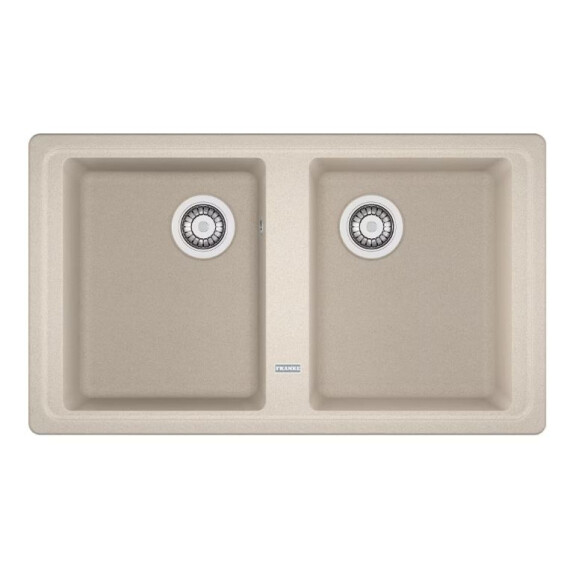 Franke Basis BFG 620-34-34 Zlewozmywak granitowy dwukomorowy 86x50 cm orzechowy 114.0676.265
