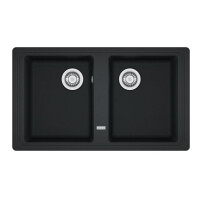Franke Basis BFG 620-34-34 Zlewozmywak granitowy dwukomorowy 86x50 cm onyx 114.0676.269