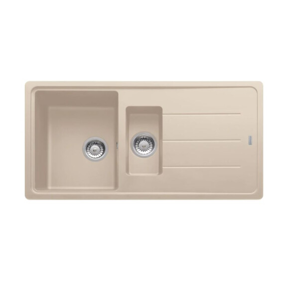 Franke Basis BFG 651-97 Zlewozmywak granitowy półtorakomorowy 97x50 cm beżowy 114.0676.272
